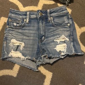 American Eagle jean shorts: next level stretch, size: 00